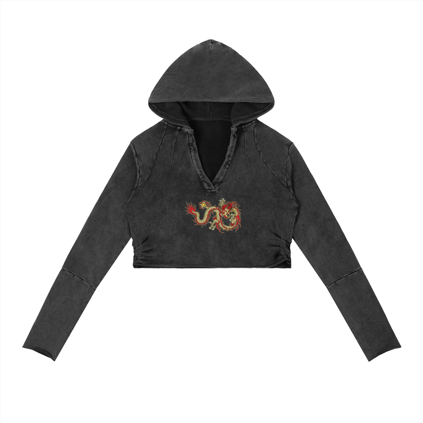 Always Been Great Dragon Cropped Women's Hoodie