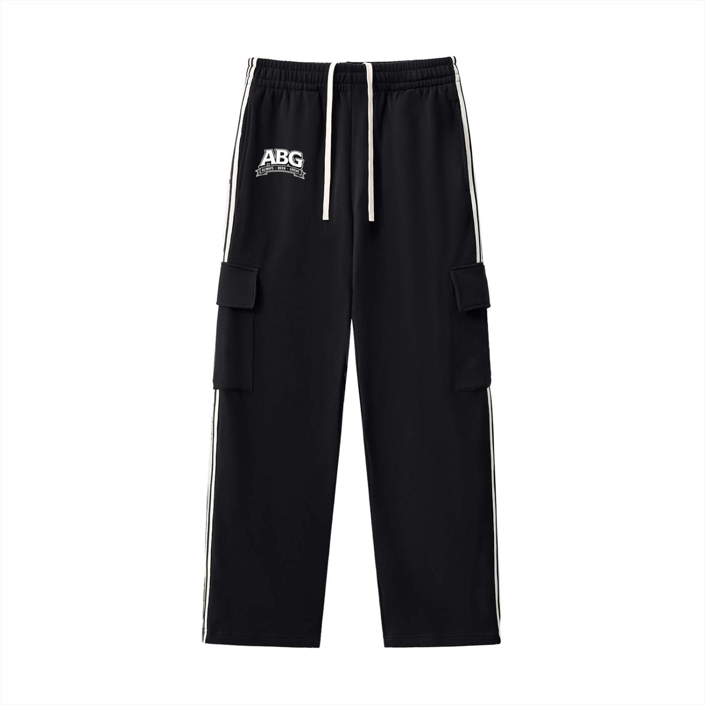 Always Been Great Side Stripe Straight-Leg Pants