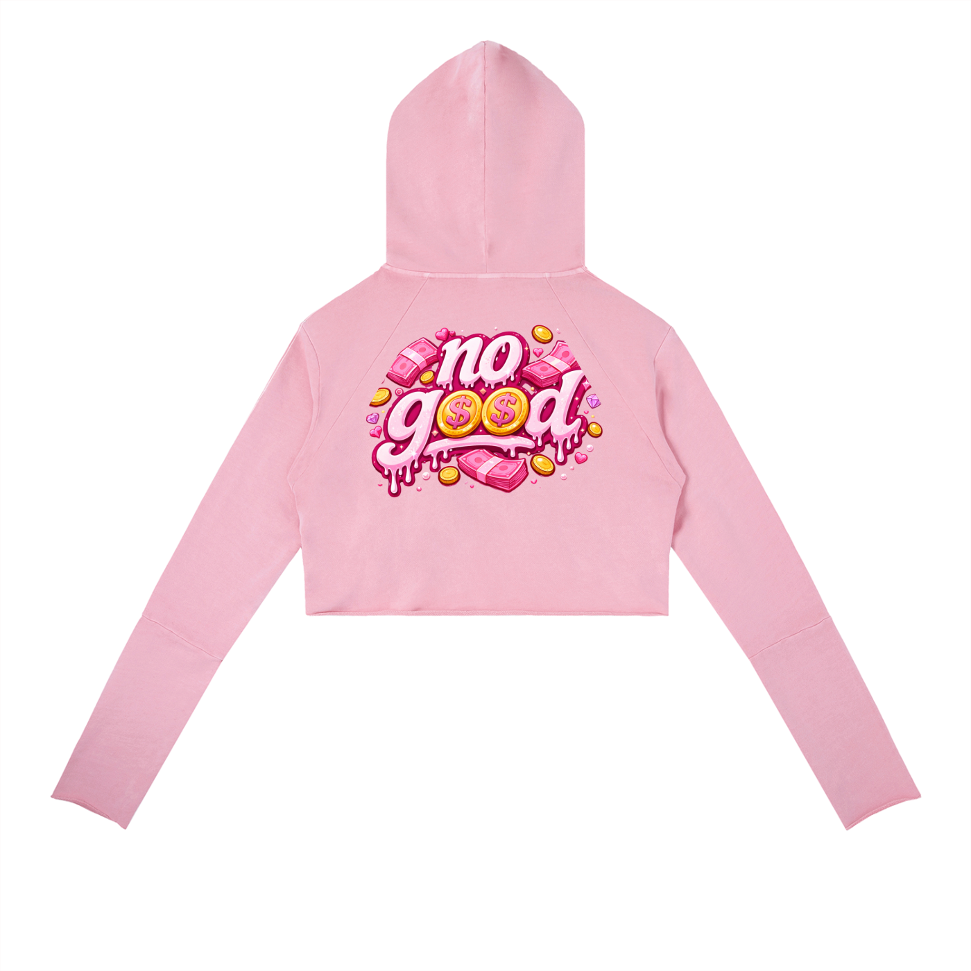Always Been Great No Good Cropped Hoodie