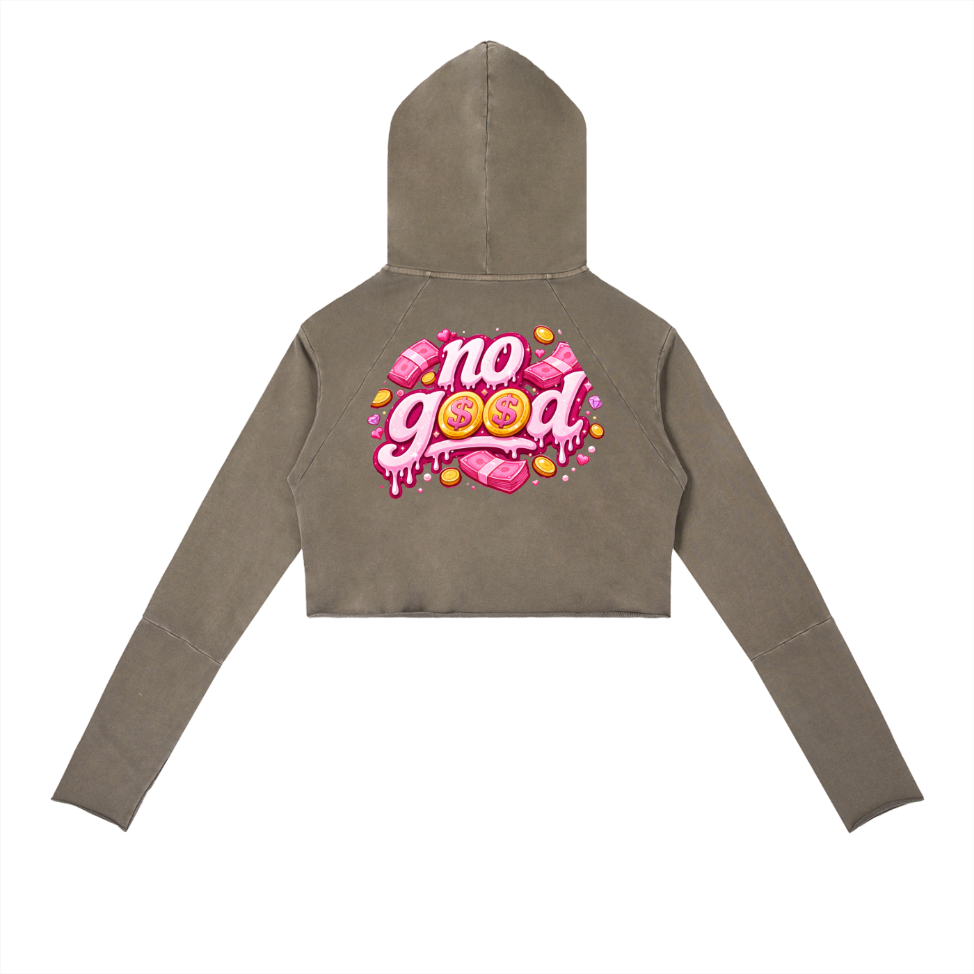 Always Been Great No Good Cropped Hoodie