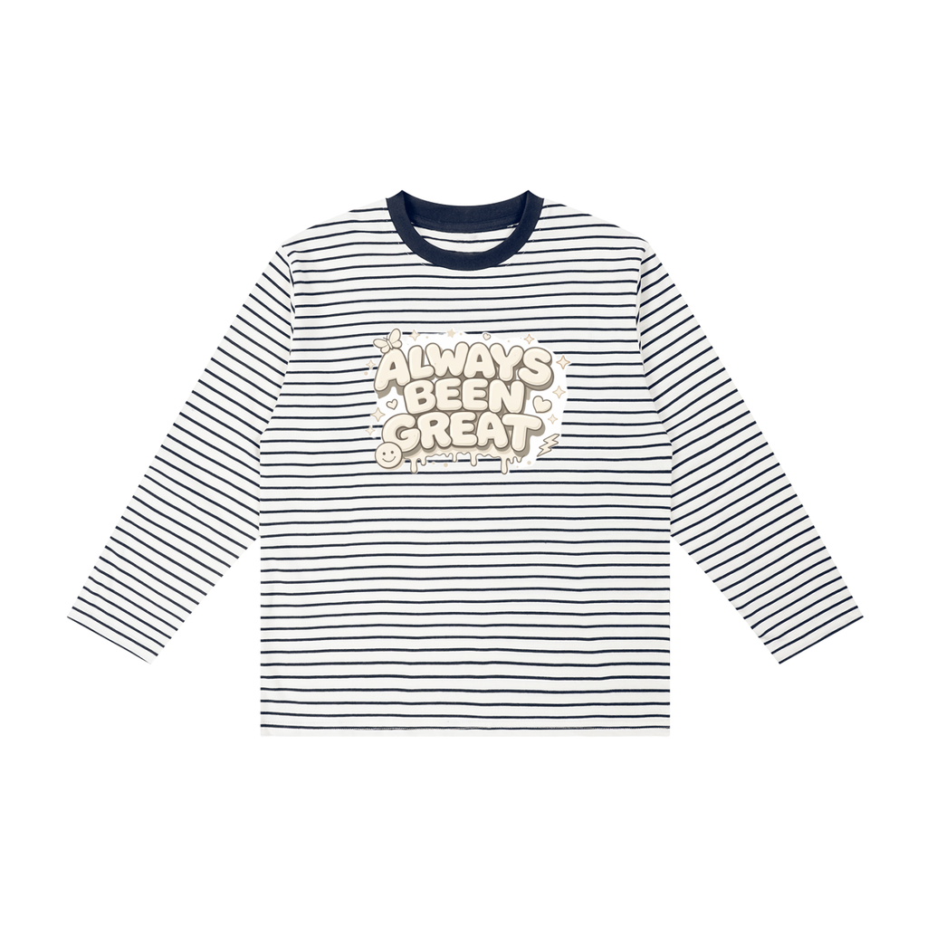 Always Been Great Kids' Striped Long Sleeve T-Shirt