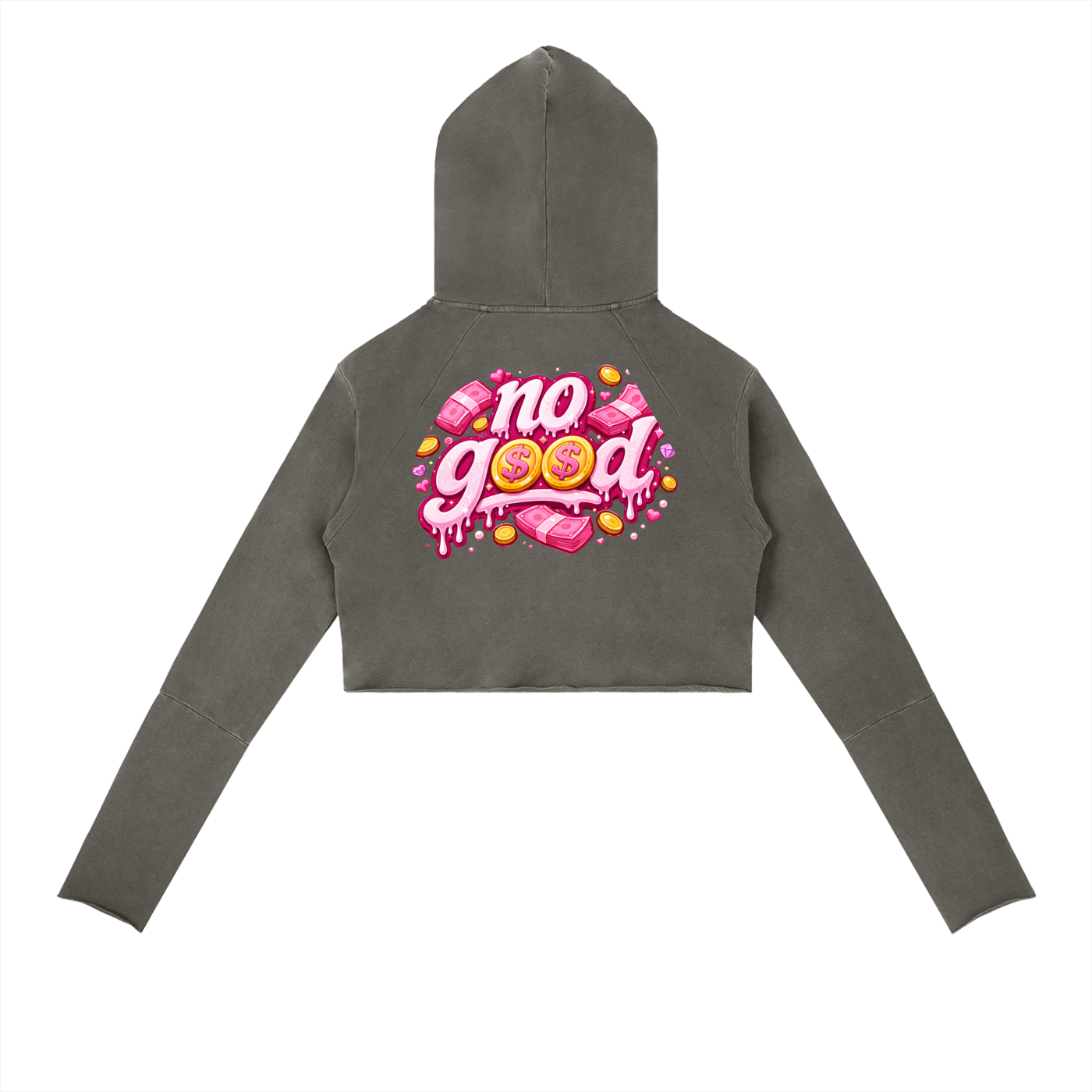 Always Been Great No Good Cropped Hoodie