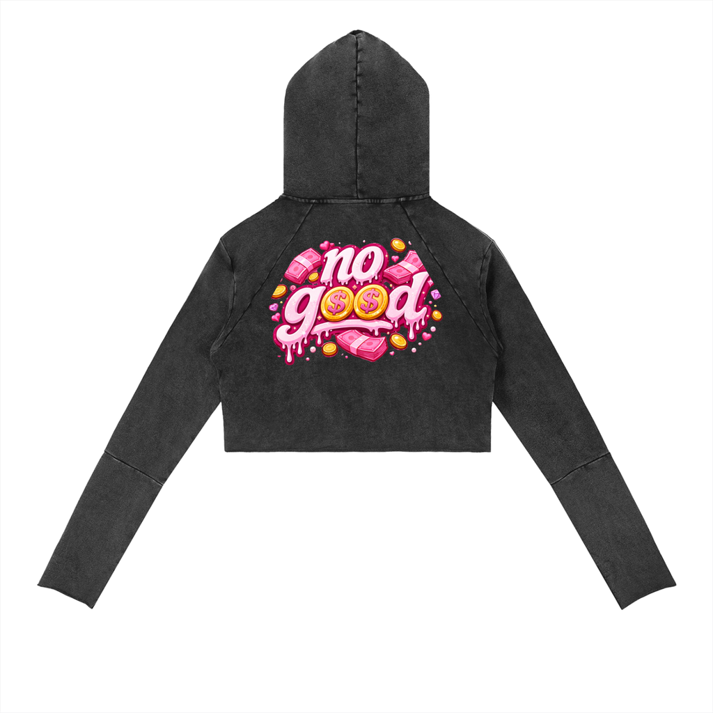 Always Been Great No Good Cropped Hoodie