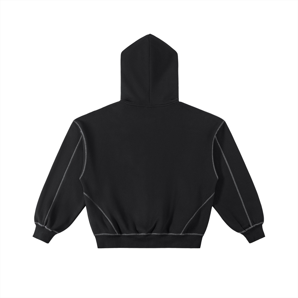 Always Been Great Cropped Fleece Zip Hoodie
