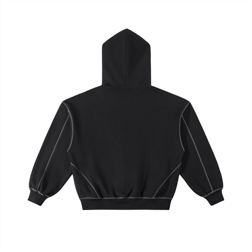 Always Been Great Cropped Fleece Zip Hoodie